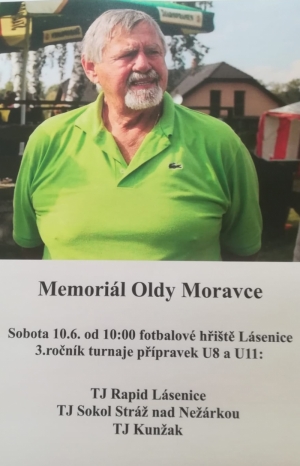 Memoriál Oldy Moravce 10.6.2023 od 10,00 hod.